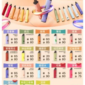 鎧斯KIS5一次性電子煙 6500口磁吸式|18種口味自由混搭