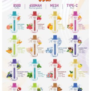 魅嗨MEHA VBar小白條一次性電子煙 8500口|拋棄式設計