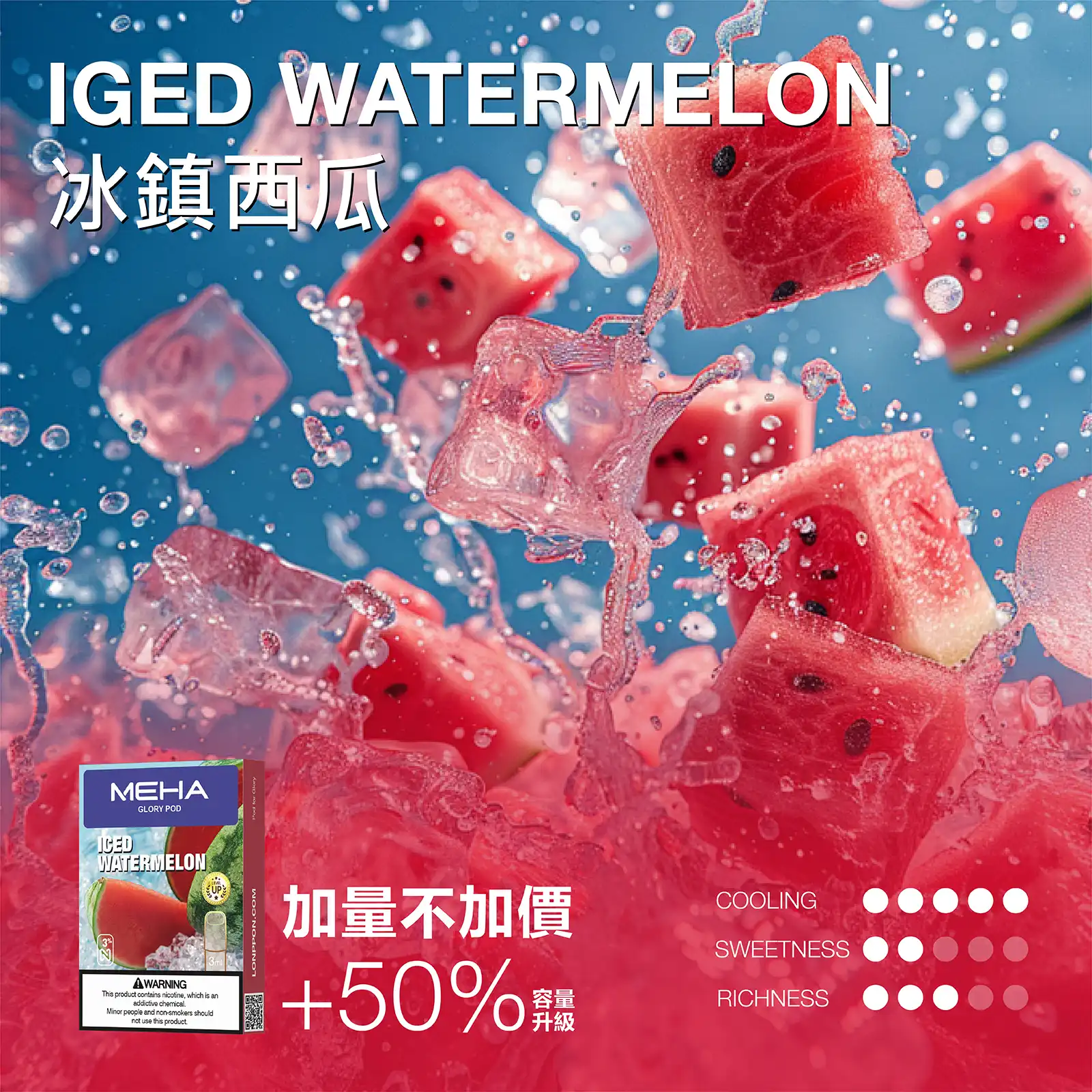 meha一代烟弹-冰鎮西瓜 - 拓撲蒸汽空間 BA-TOP 台灣官網